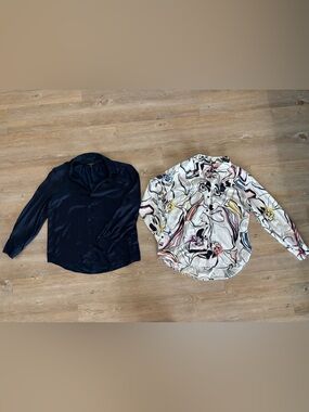 Set of 2 Liverpool Button Down Blouses